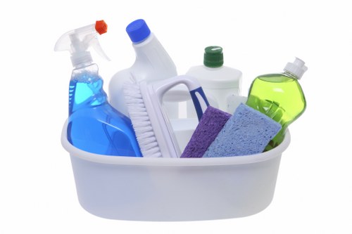 Commercial cleaning team maintaining a professional office environment