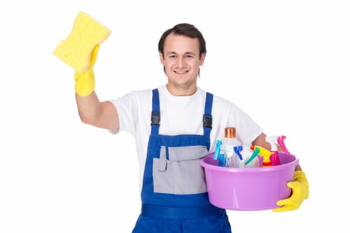 Professional office cleaning in a Putney workspace