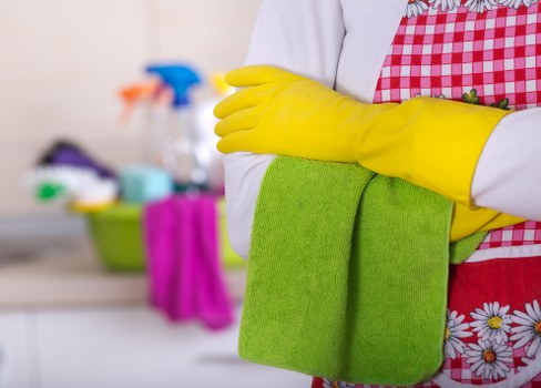 Turnover cleaning checklist and restocking supplies